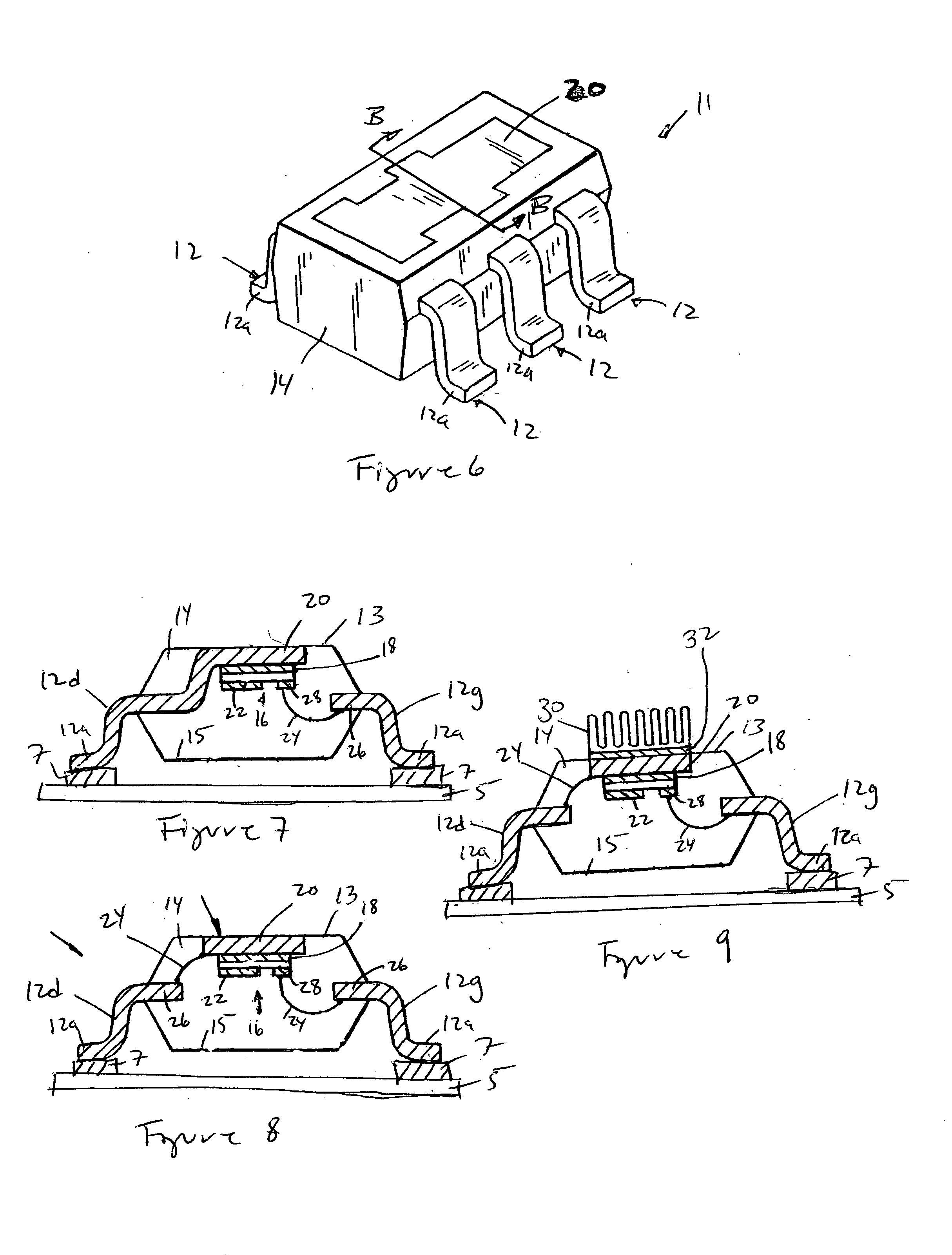 Topless semiconductor package