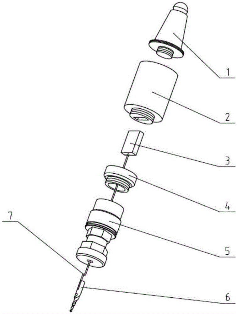 Wireless temperature measuring system and method for carbon fiber composite drilling