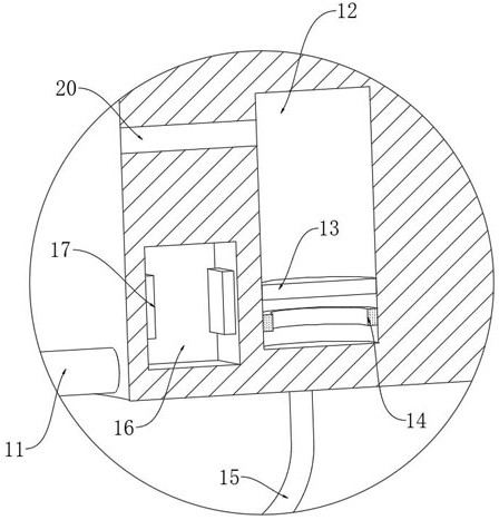 A stripping device for alloy plate stamping die