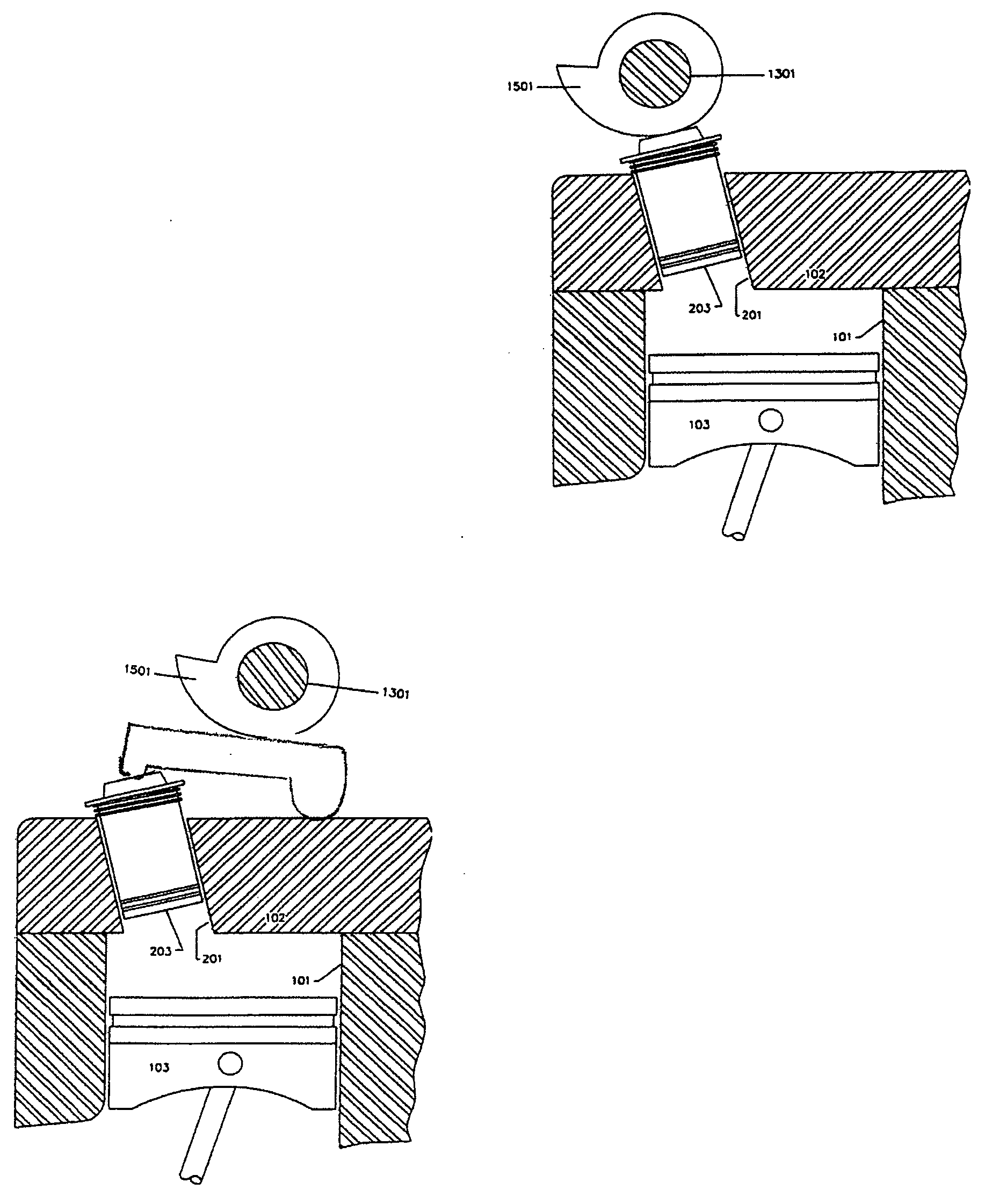 Variable compression ratio engine