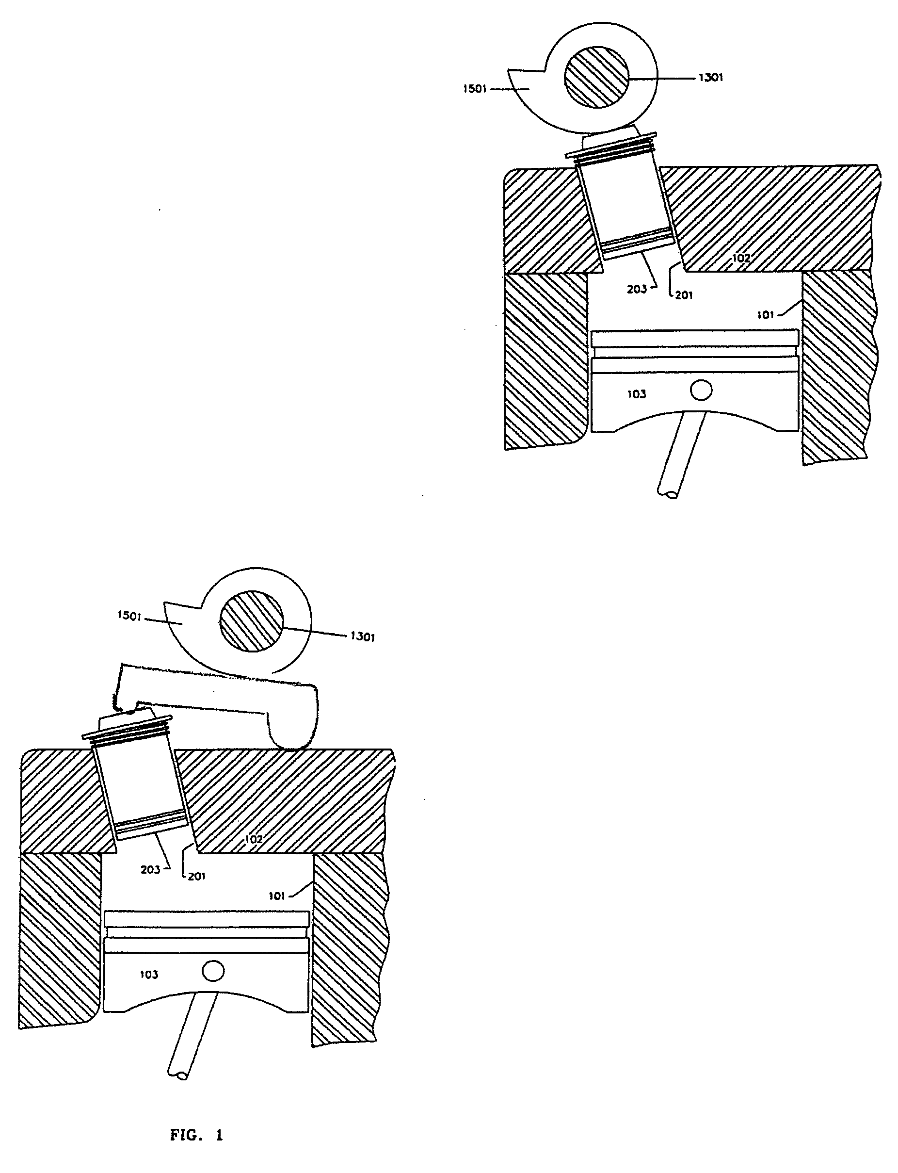 Variable compression ratio engine