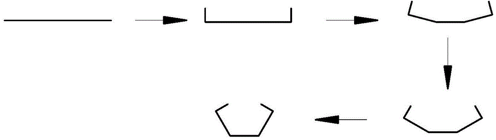 Machining device of square tubes made of thin-wall strips