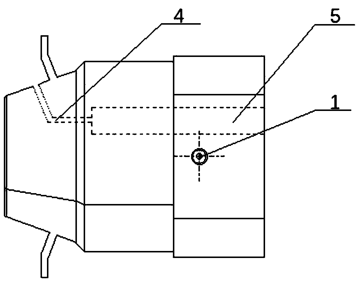 A punch for hot air forming of metal pipe fittings