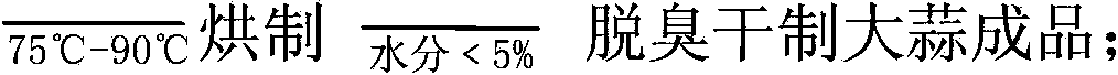 Processing method of garlic product