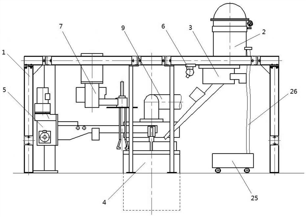 Rare earth metal and alloy electrolytic reduction intelligent production line