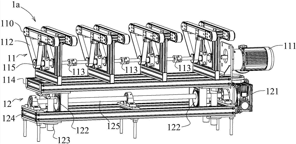 Multi-sagger jacking and transferring device, working method of multi-sagger jacking and transferring device and automatic conveying line