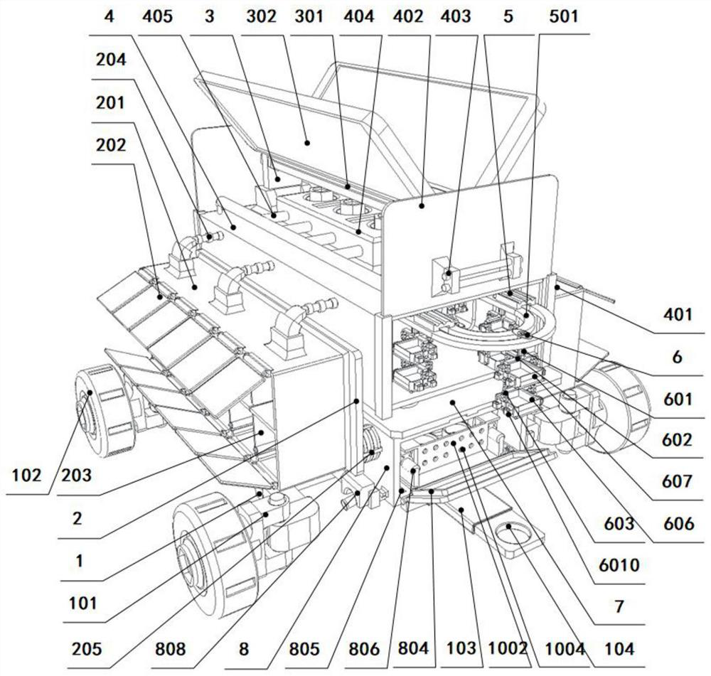 A multifunctional logistics vehicle