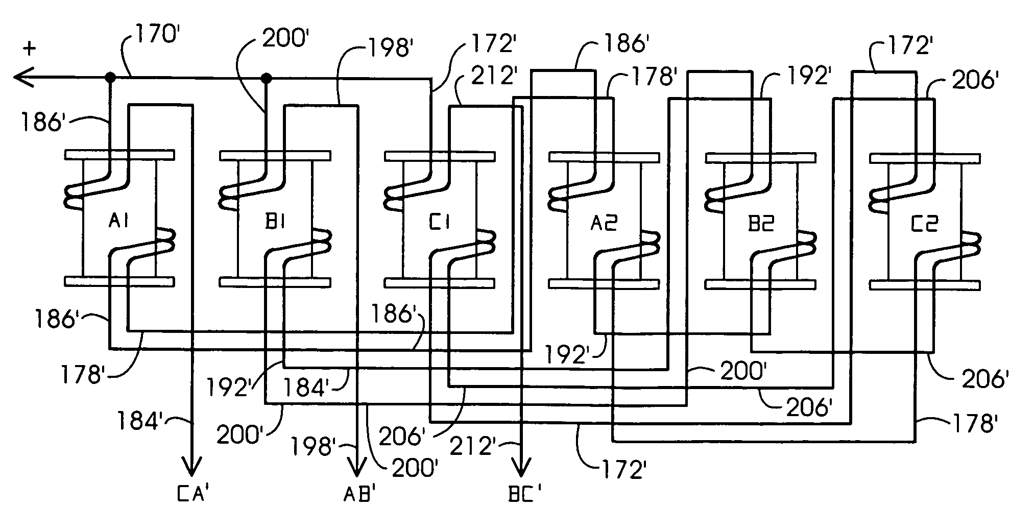 Apparatus and method for dissipating a portion of the commutation derived collapsing field energy in a multi-phase unipolar electric motor