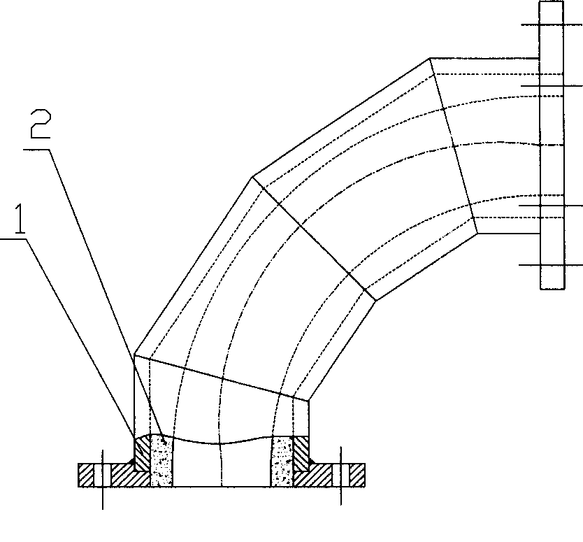 Transfer pipe for zinc alloy melt and manufacturing method thereof