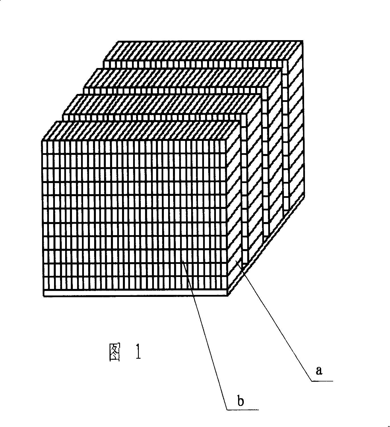 Brick discharging machine