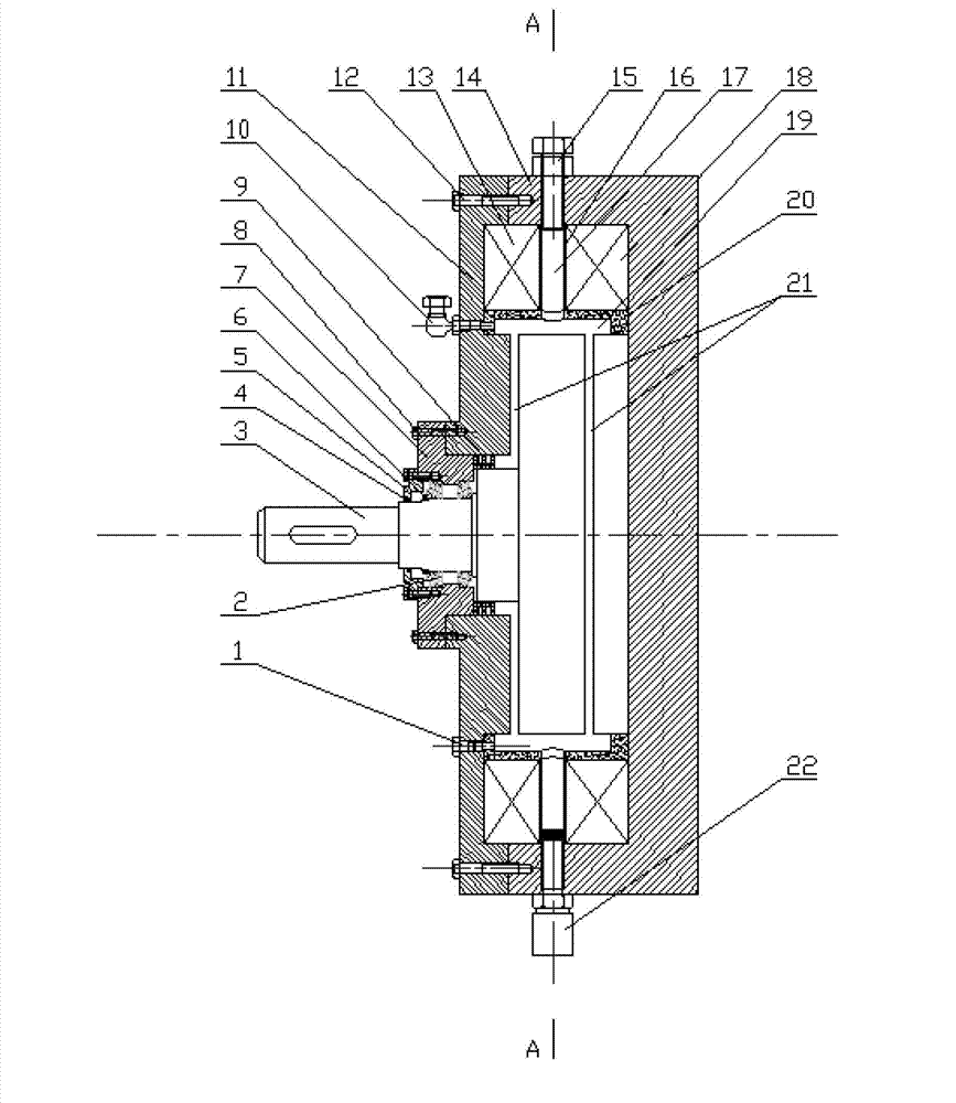 Radial extrusion type magnetorheological fluid brake