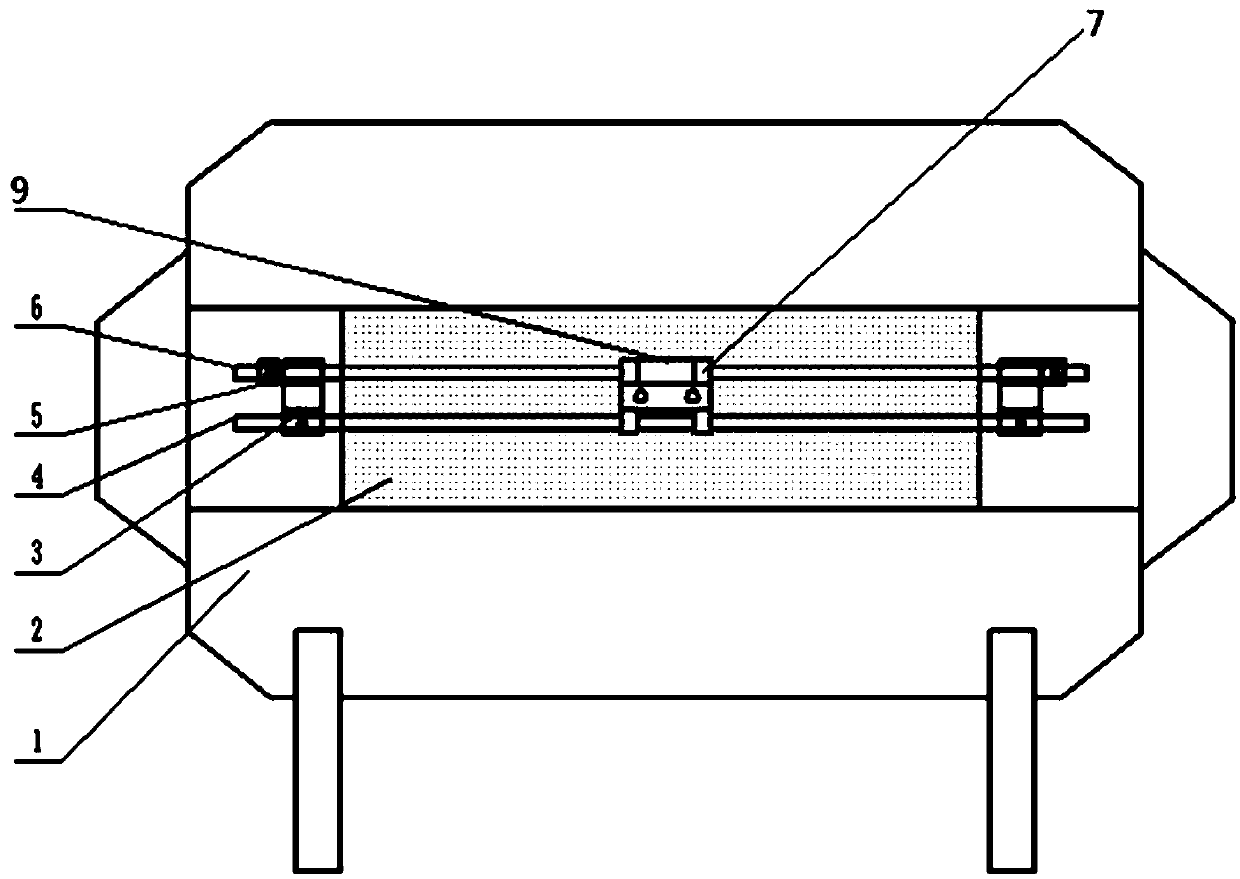 Quick sweep device and quick sweep method for sieve mesh of lime milk rotary screen