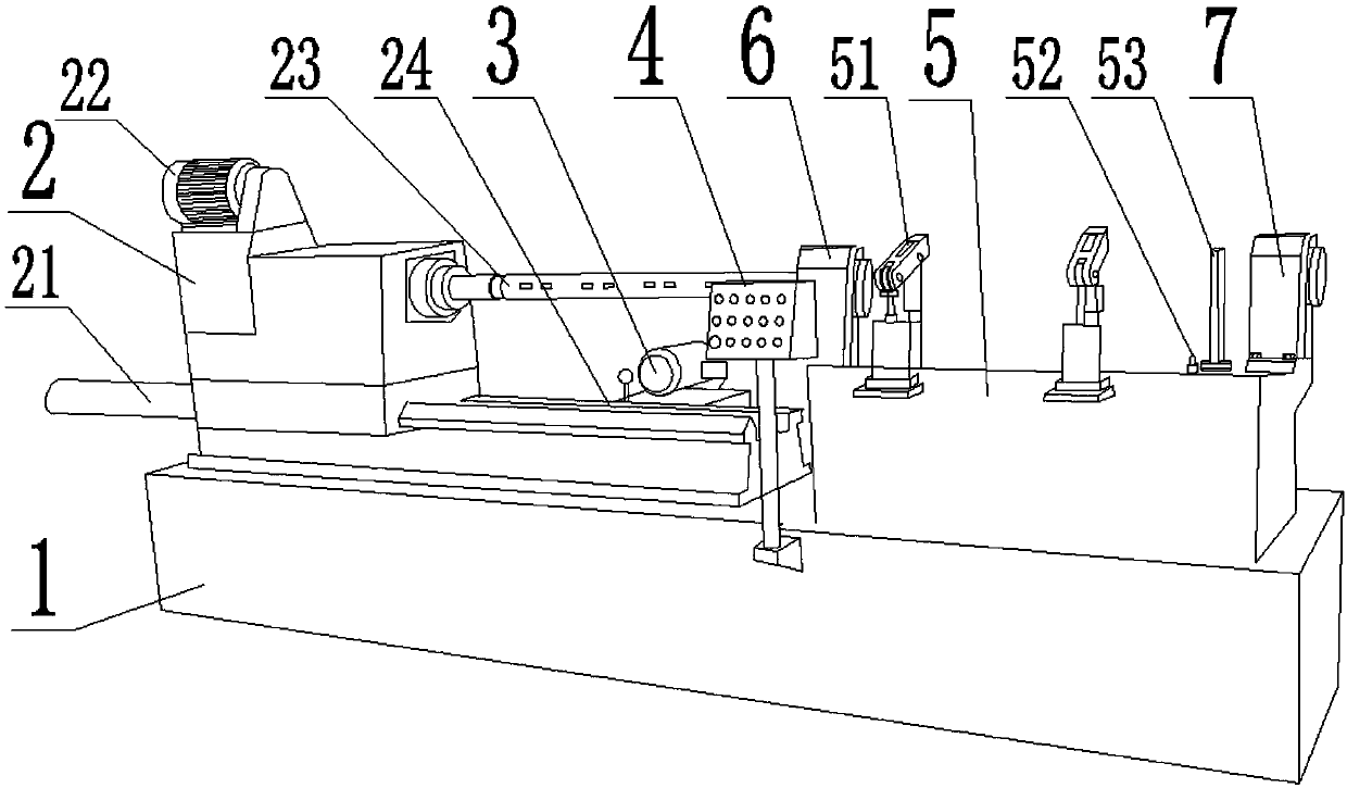 Cylinder head camshaft hole machining machine tool and using method thereof