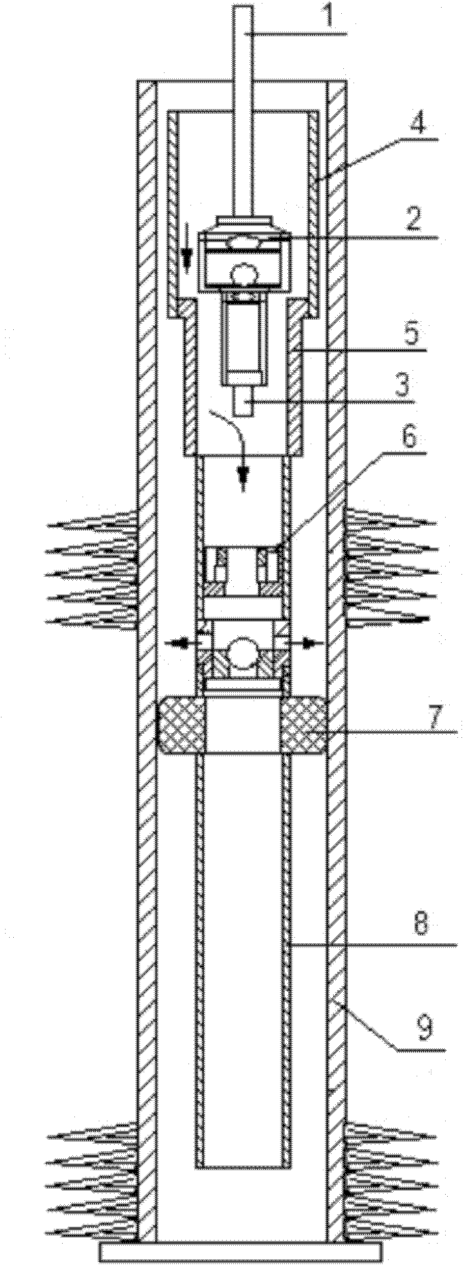 One-trip tubing string separate-injection coproduction method for thick oil thermal recovery well