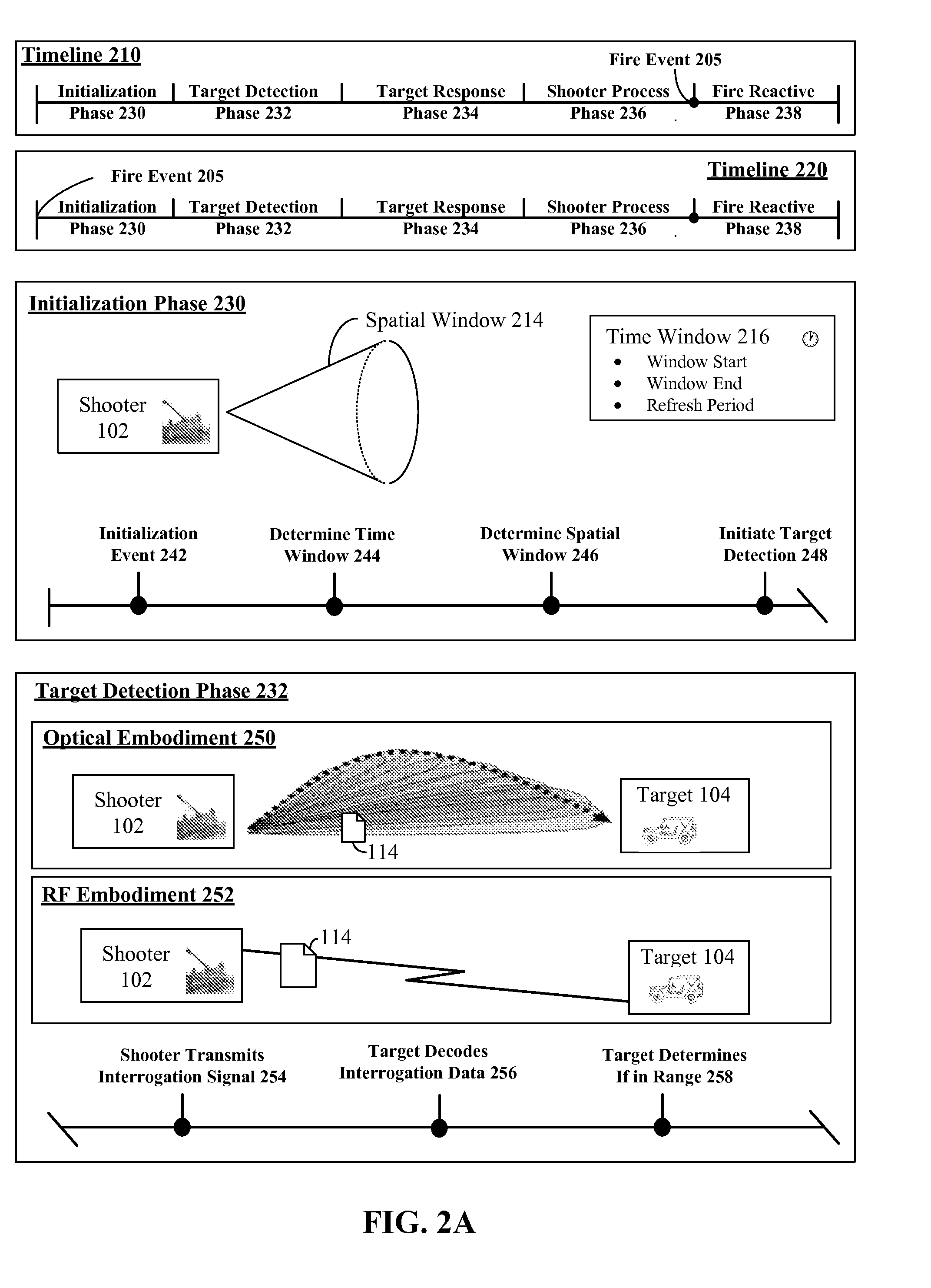 Trajectory simulation system utilizing dynamic target feedback that provides target position and movement data