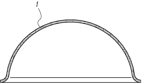 Glass fiber reinforced plastic helmet shell and fabrication technique thereof