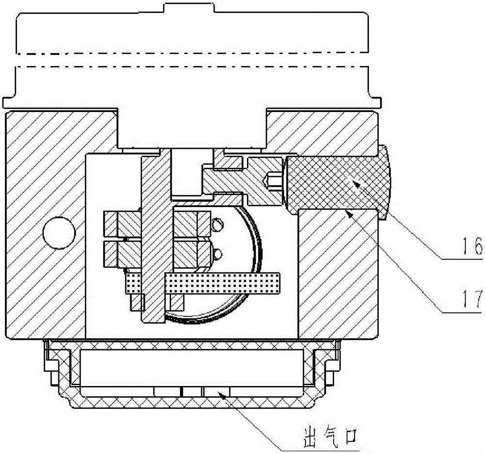 Combined piston type electronic vacuum pump for automobile