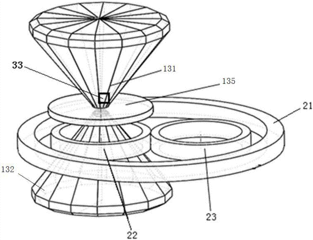 Measuring system and measuring method of Curie temperature of substance under high pressure