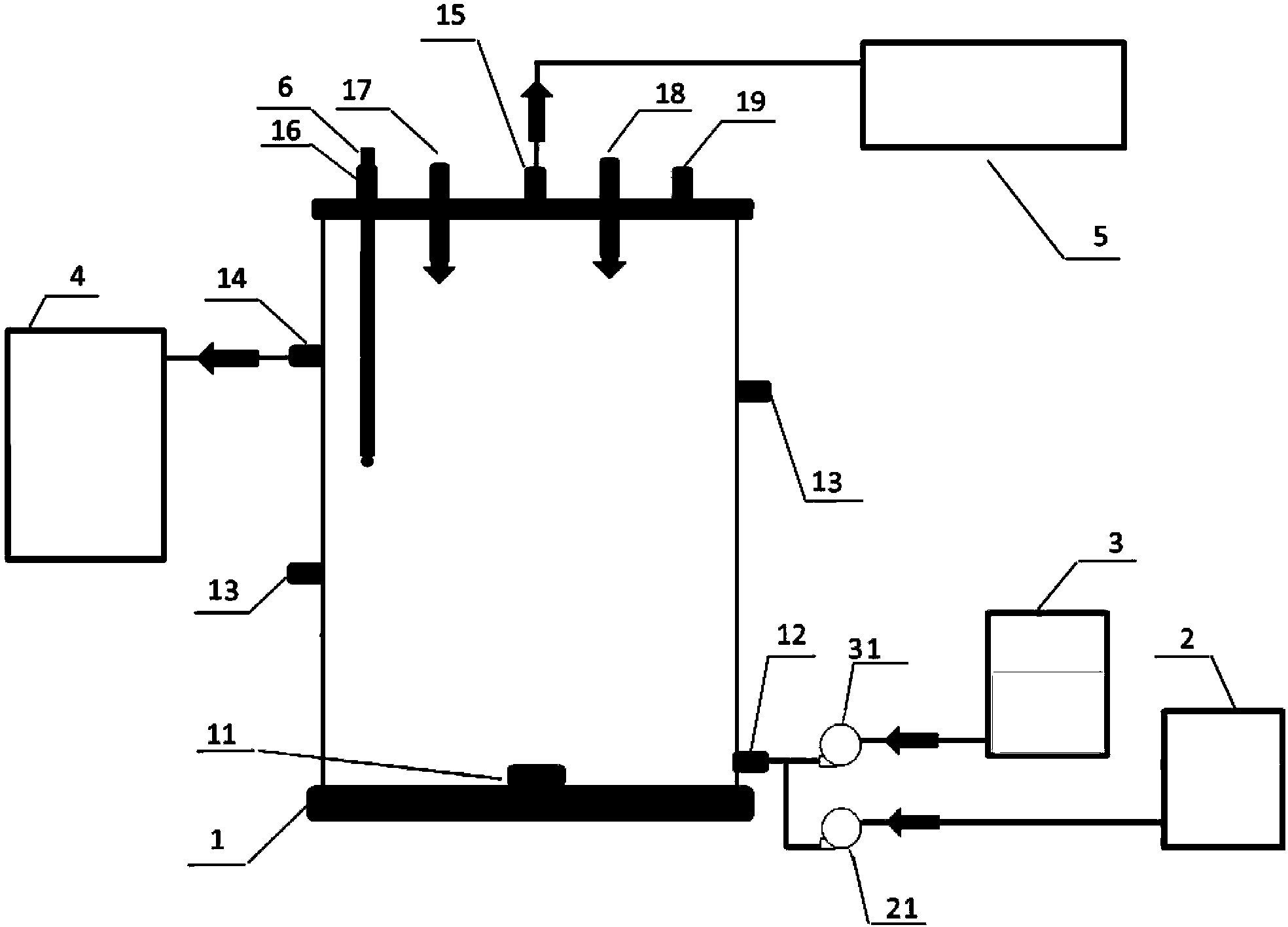 A method and reaction system for simultaneously producing biogas and fatty acid