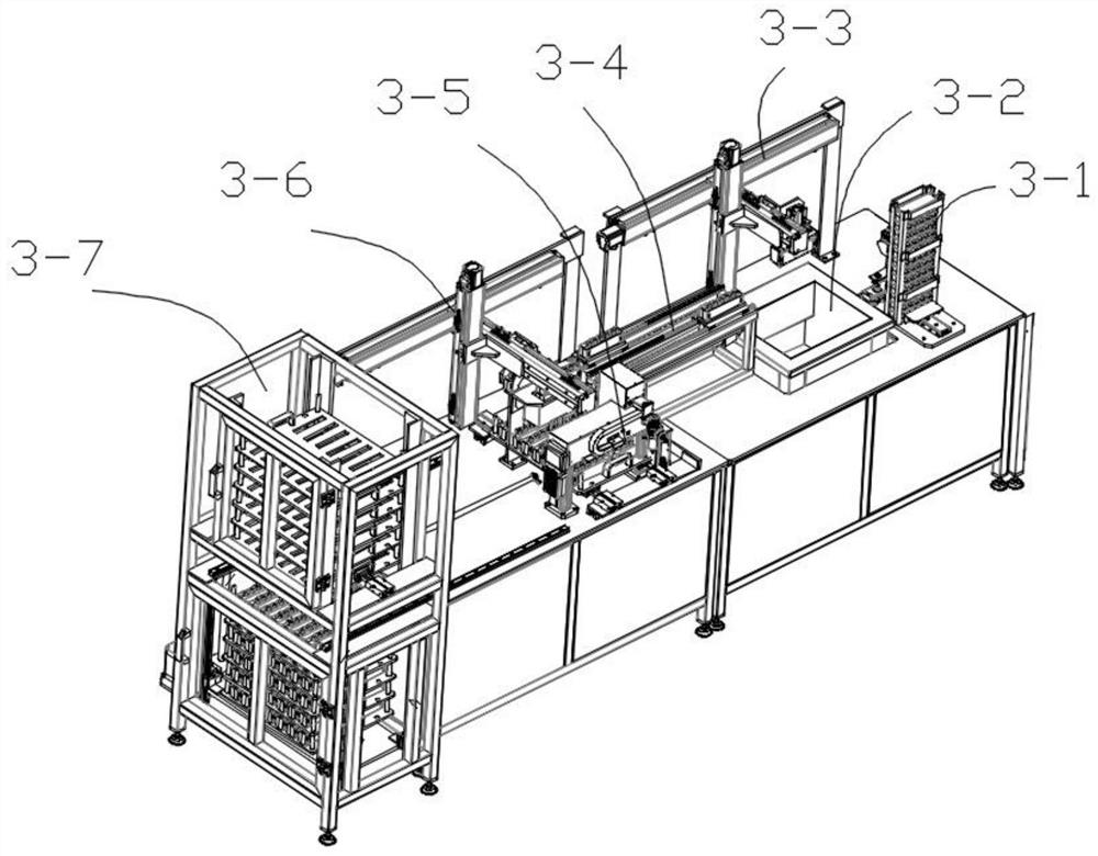 Production line for producing electric igniter support