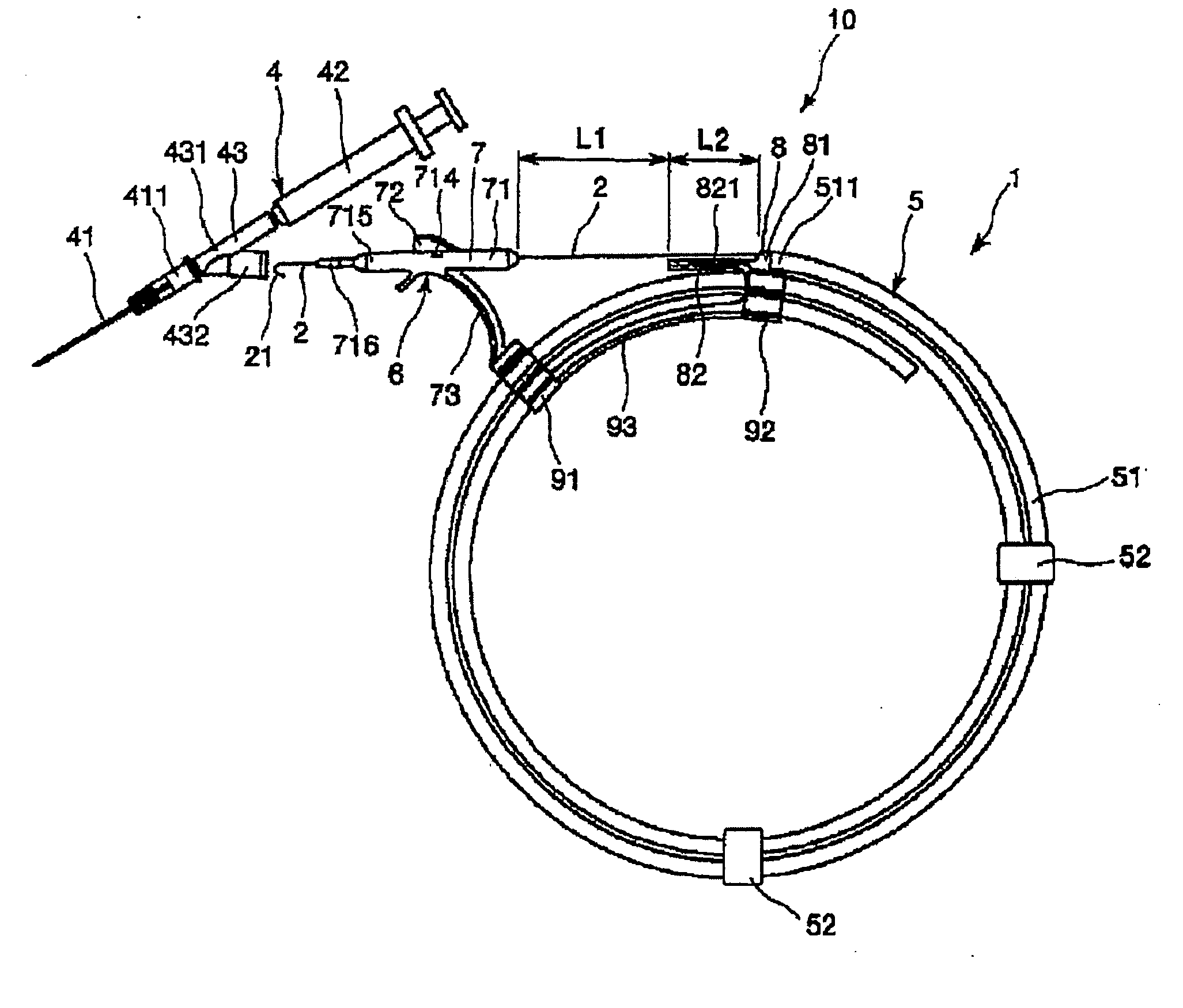 Guide wire assembly