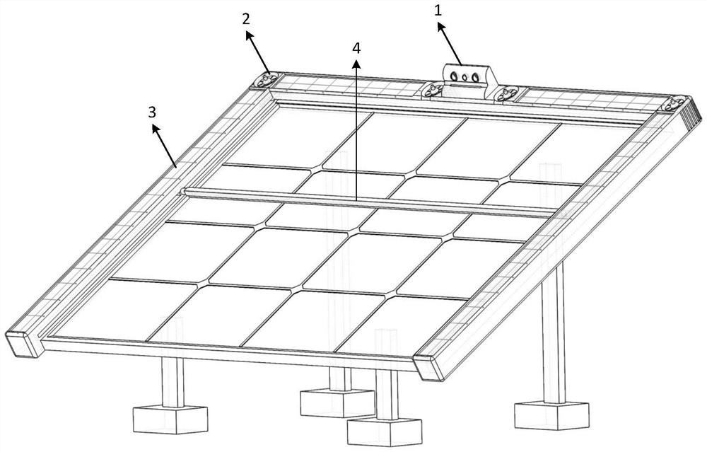 Portable photovoltaic panel intelligent cleaning system and method