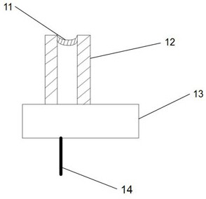 Semi-closed double-jet-airflow arc extinguishing lightning protection device without air gap and application thereof