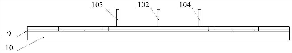 Bionic cilium microsensor based on bistable potential energy adjustment and preparation method of bionic cilium microsensor