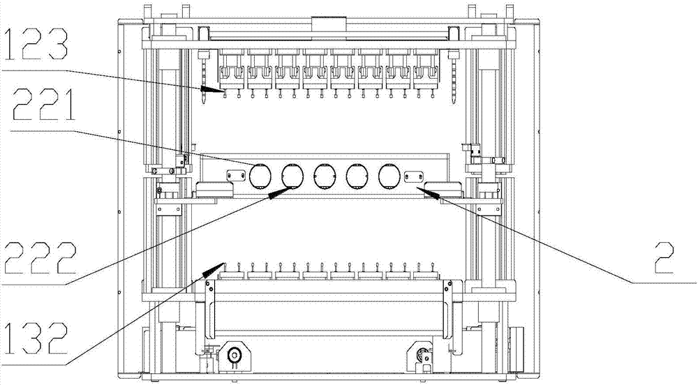 Probe automatic cleaning tool for cylindrical lithium battery charging and discharging equipment