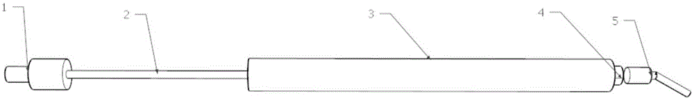 Optical fiber device for laser oral cavity treatment