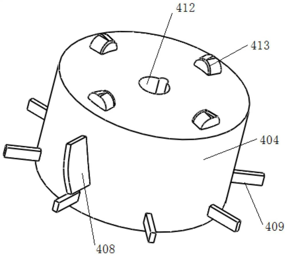 Flour fermentation stirring machine capable of uniformly mixing dough and method