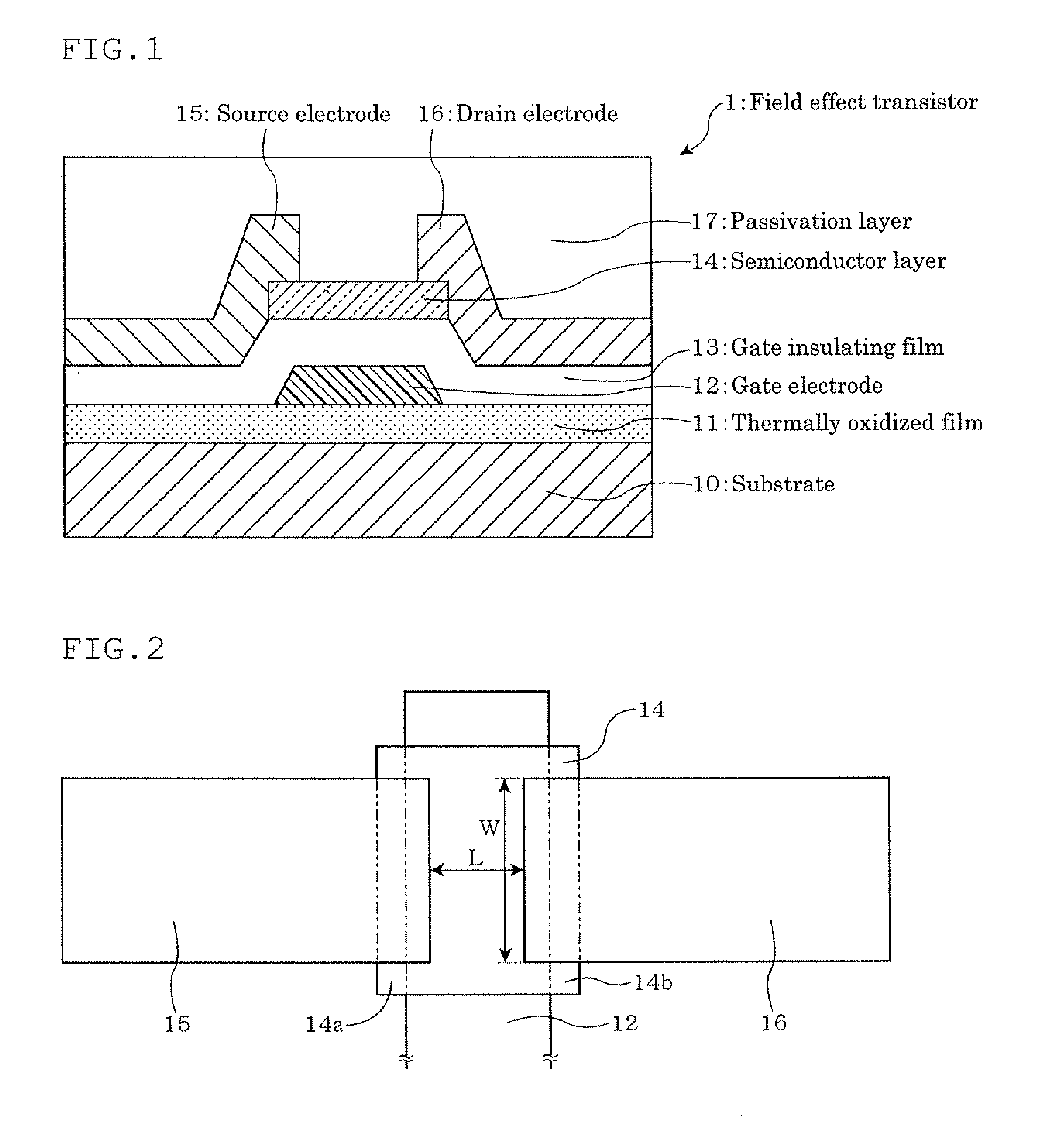 Field effect transistor using oxide semicondutor and method for manufacturing the same