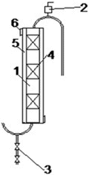 A kind of reaction device and method for preparing benzoic acid and benzaldehyde by direct oxidation of toluene