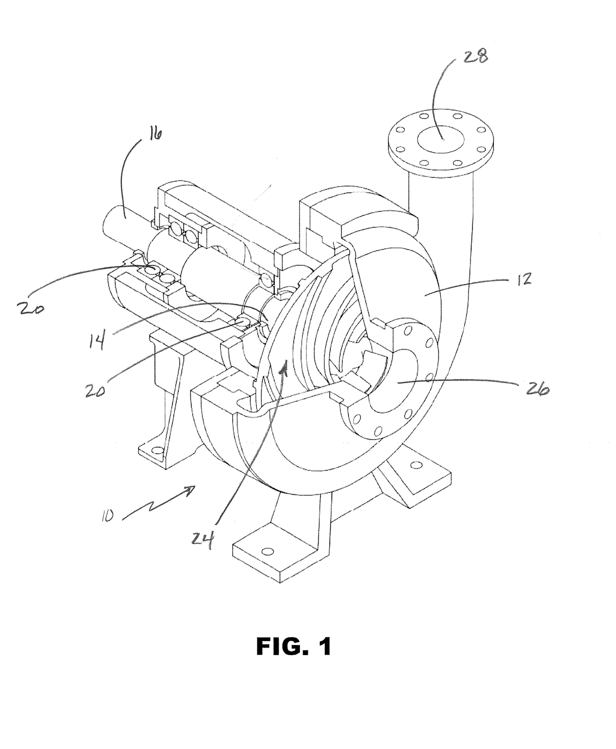 Impeller with removable and replaceable vanes for centrifugal pump