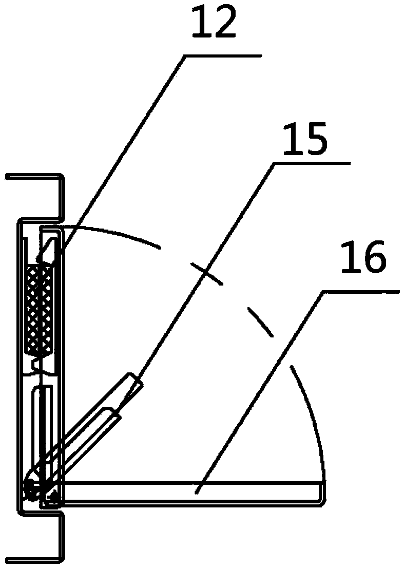 Integrated storage rack composition for train