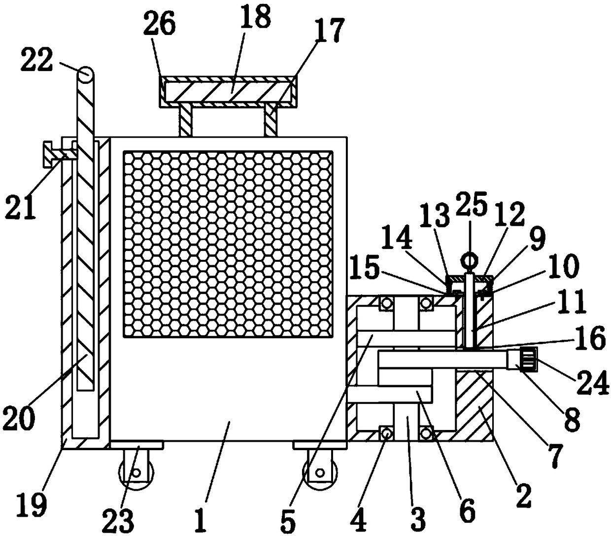 Sound equipment with wire wrapping and storage functions