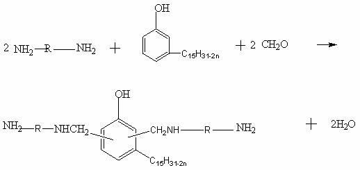 Cardanol epoxy floor curing agent and preparation method thereof