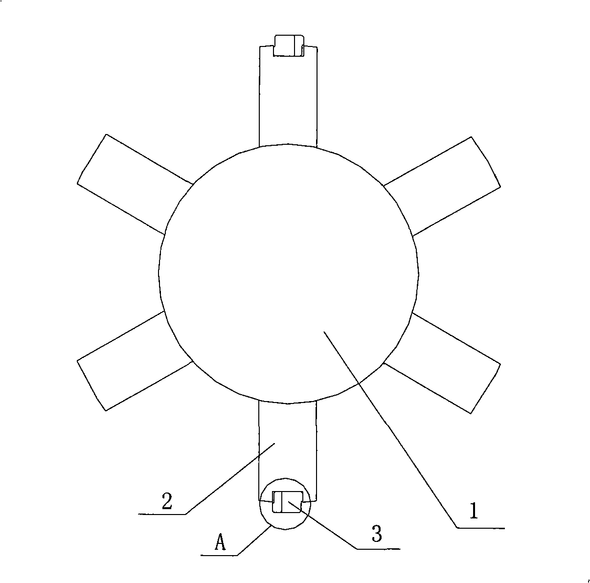 Key structure for large load motor iron core and rotating shaft transmitting torque, and installation method thereof