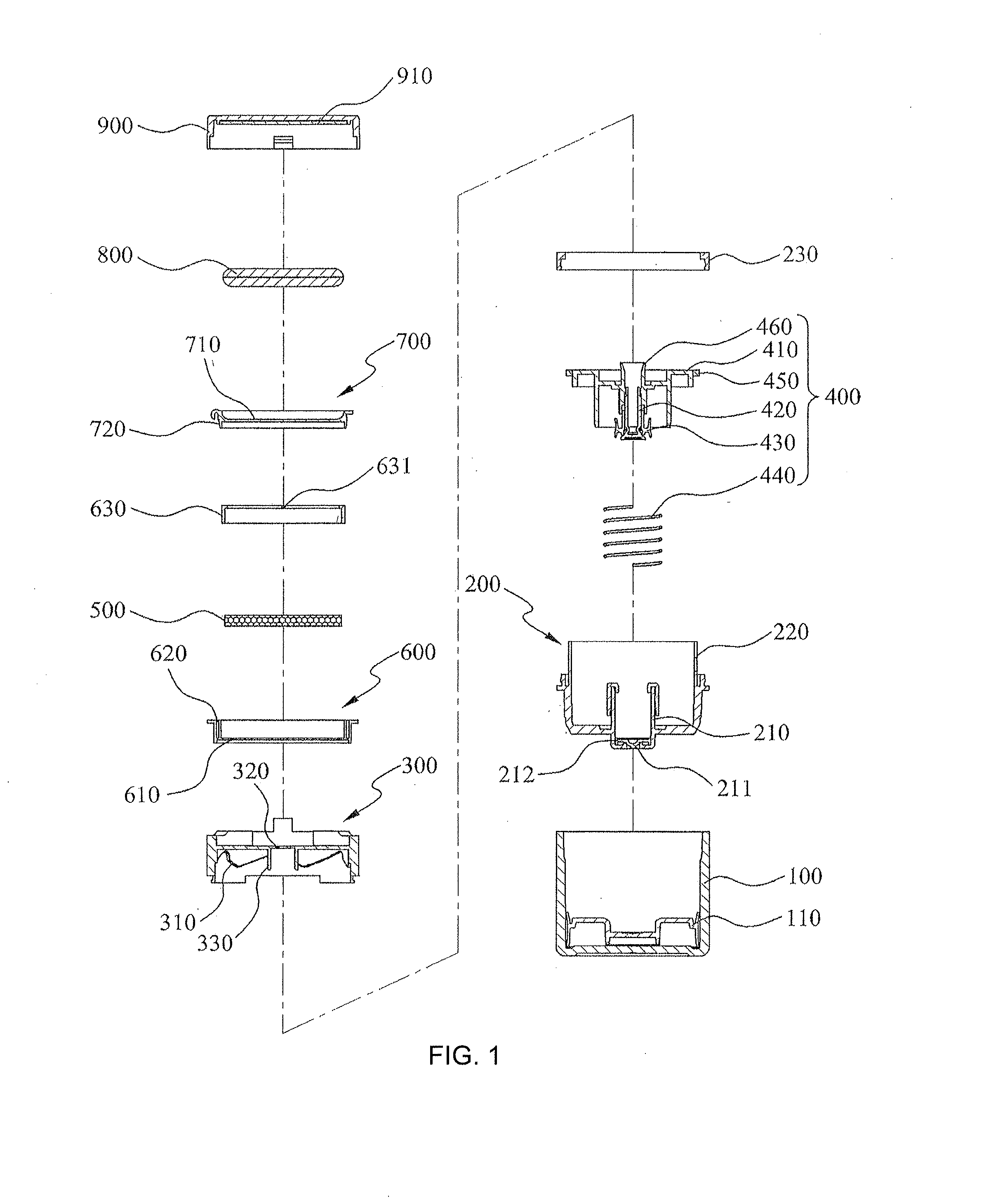 Rotation discharge-type cosmetic container