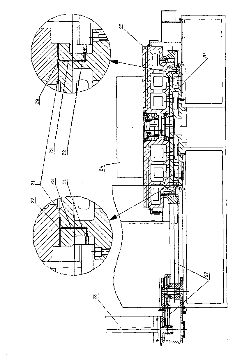 Pneumatic load-removing plastic-sticking guiding rail