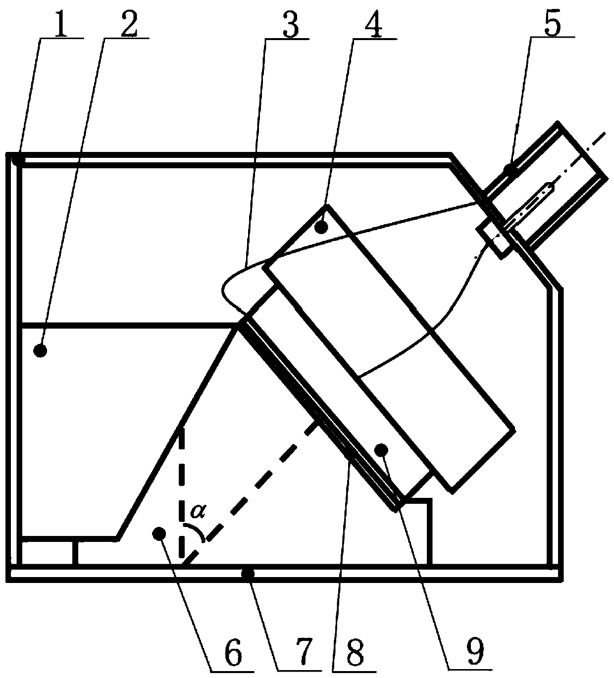 Ultrasonic imaging method for polymer bonded explosive surface crack detection and device