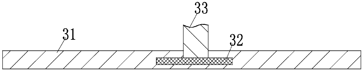 A detection device for aluminum hydroxide powder flame retardant