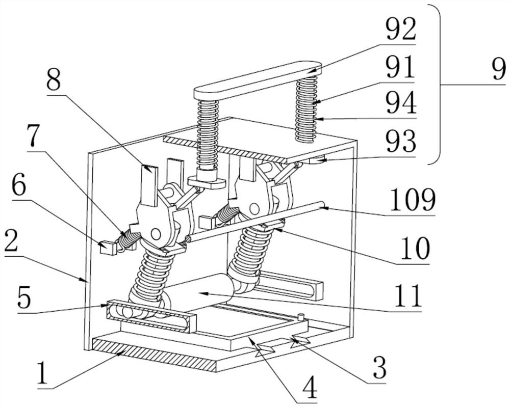 A manual flattening device for rheumatic analgesic ointment