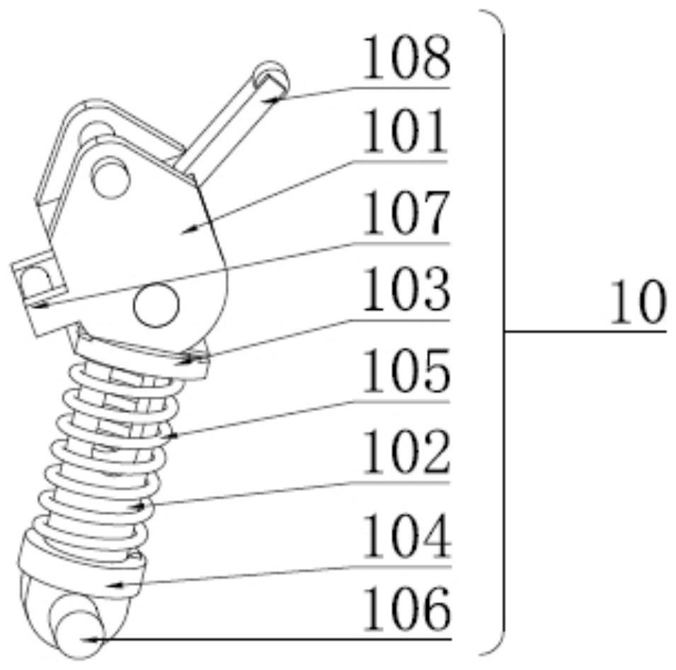 A manual flattening device for rheumatic analgesic ointment