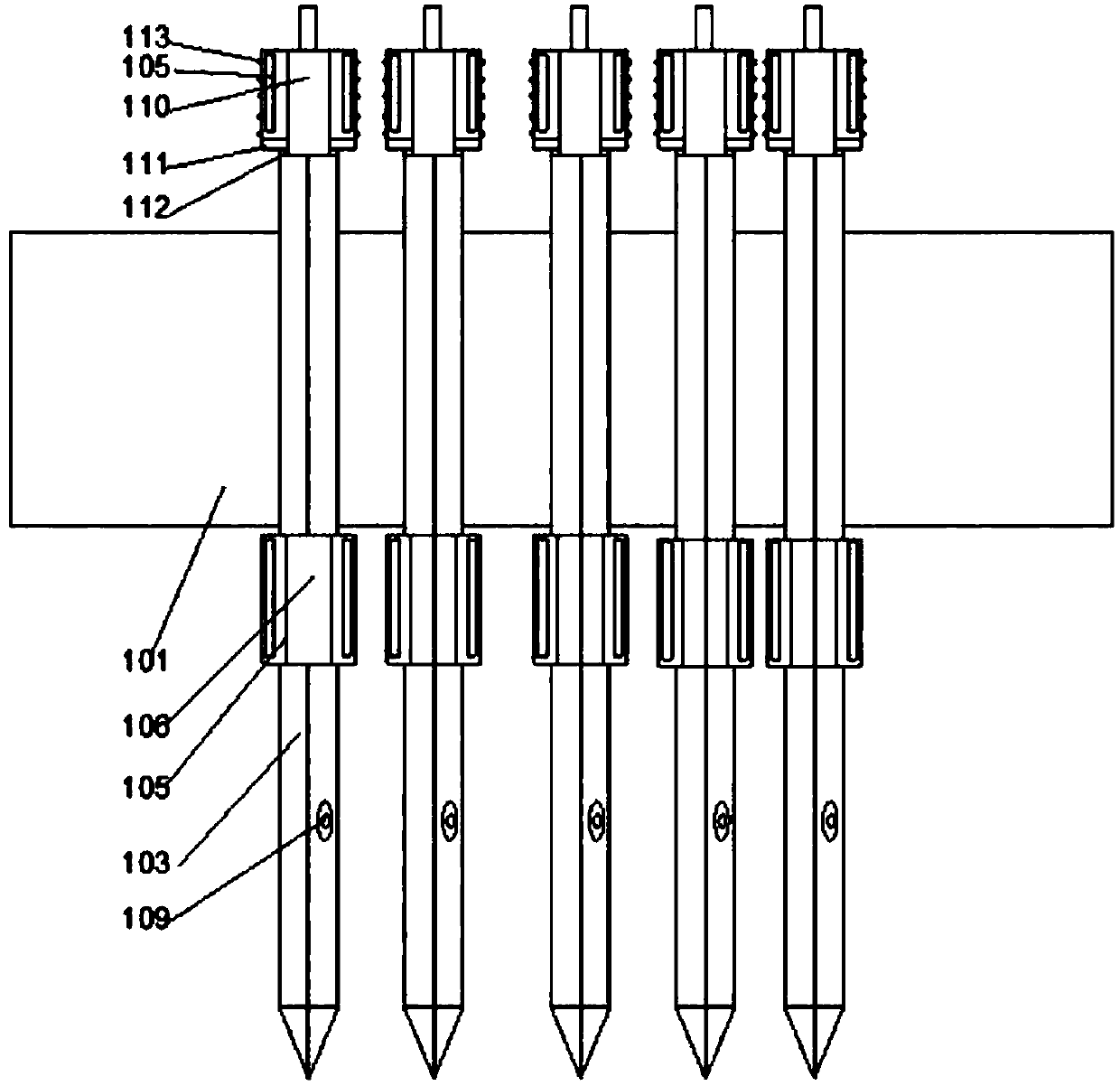 Building traffic cable energy-saving welding node used for smart city