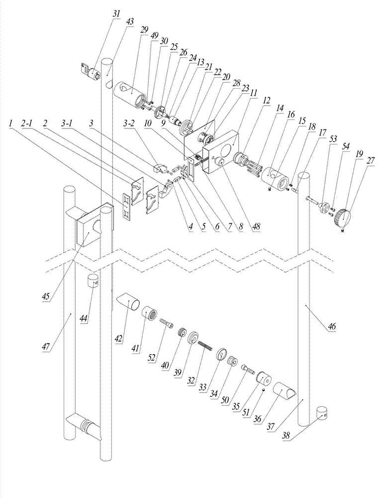 Inner clamp type handle lock