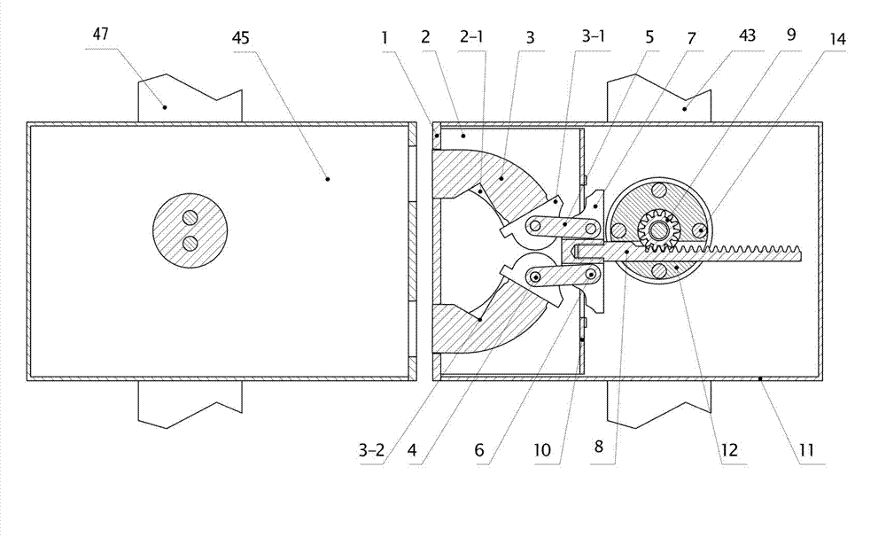 Inner clamp type handle lock