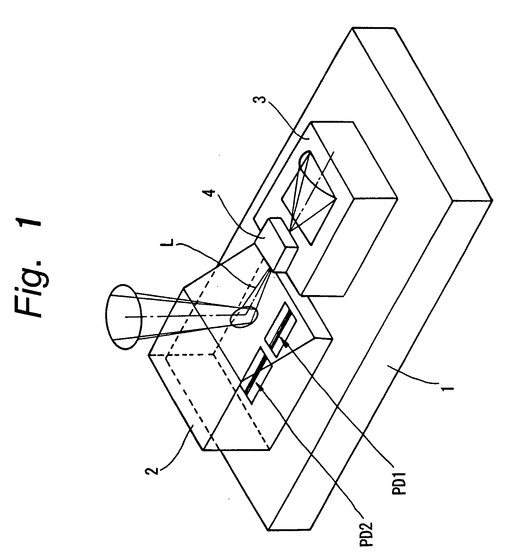 Optical pickup device with a plurality of laser couplers