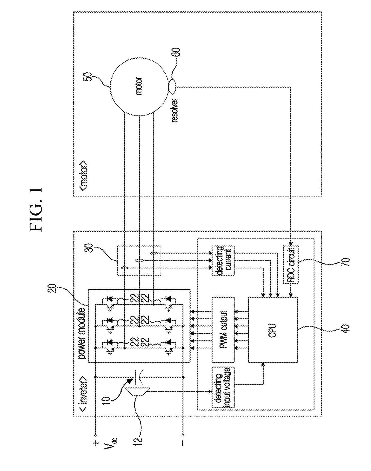 System for controlling motor of hybrid electric vehicle