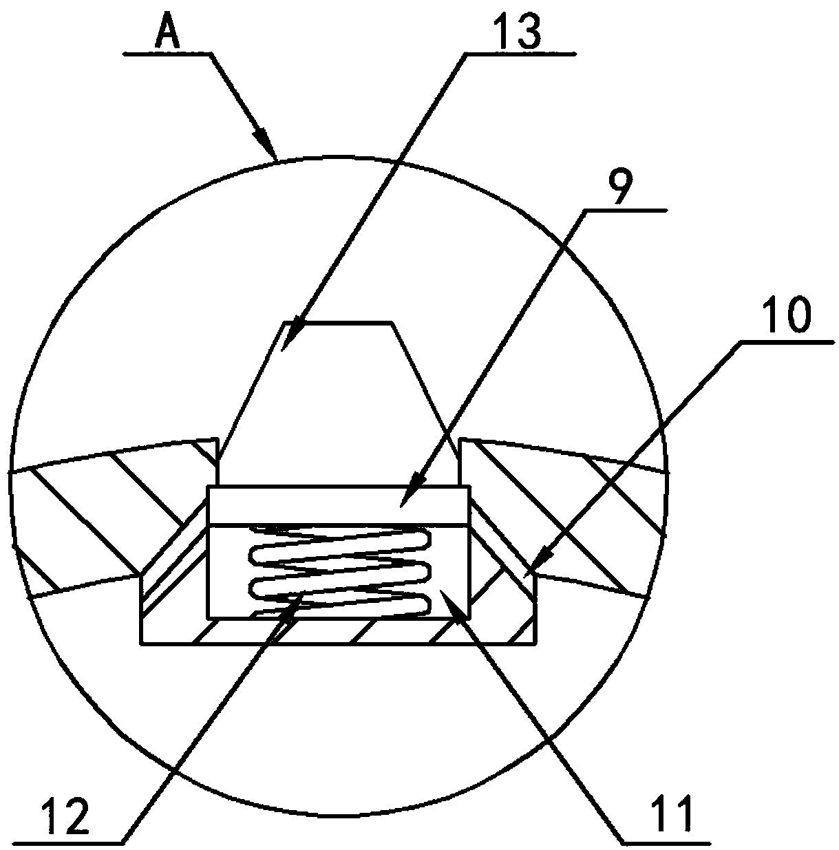 Two-way massager with buffer function